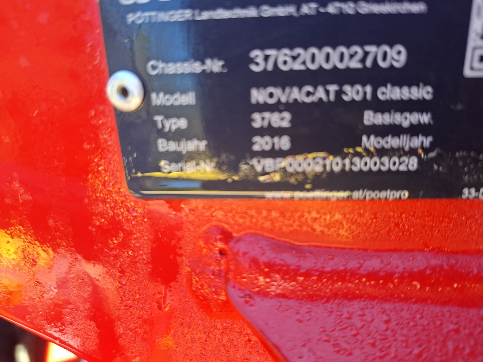 Pöttinger Nova Cat 301 Classic 2