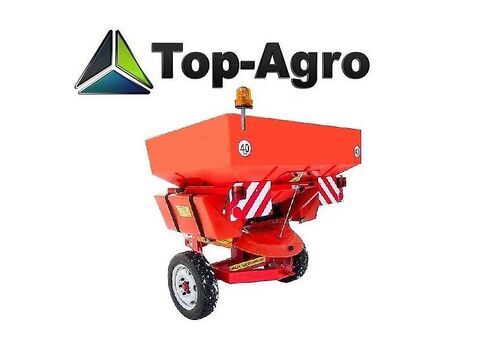 Top-Agro Sand-Salz Streuer gezogen 1200kg mit Fahrwerk hy