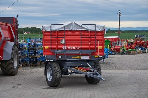 Metal-fach Anhänger  T711/1 8 T Dreiseitenkipper 2 Achser