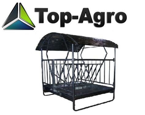 Top-Agro Raufe für Vieh mit klappbaren Seitenwänden M1 ve