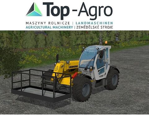 Top-Agro Arbeitsbühne für Gabelstapler Teleskoplader Fron