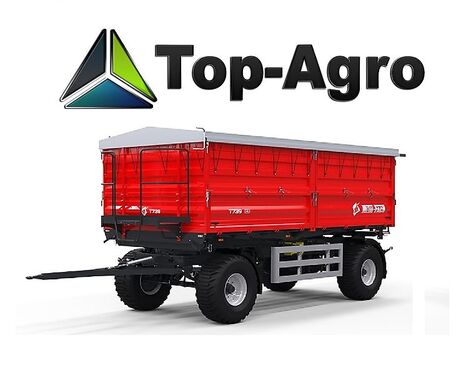 Sonstige T739 - 14t 3-Seiten Kipper TOP-AGRO Geteilte Bor