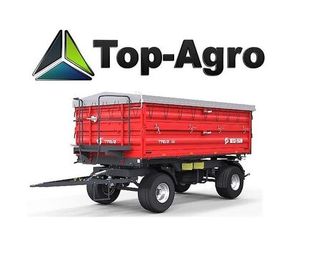 Top-Agro Top-Agro Metal-Fach Zweiachsanhänger 6-8 T