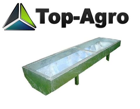 Top-Agro Komplette Stalltrog 5,0m Breite verzinkt