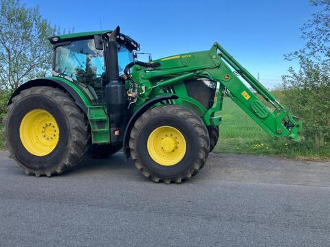 John Deere 6195R AP + 683R Lader