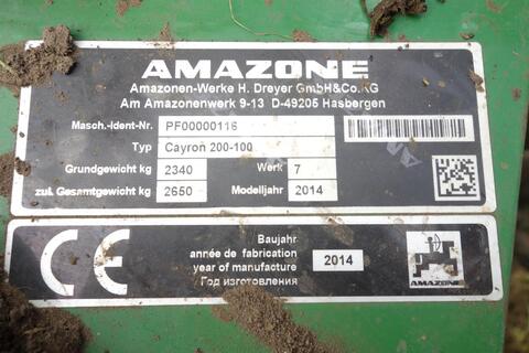 Amazone Cayron 200 5 Schar Vario