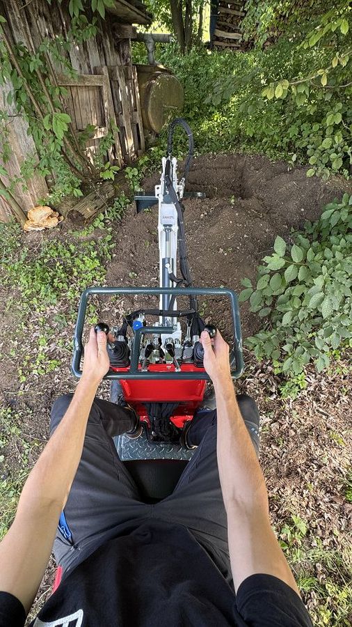 micro-pelle Minibagger 0,75 m breit 3