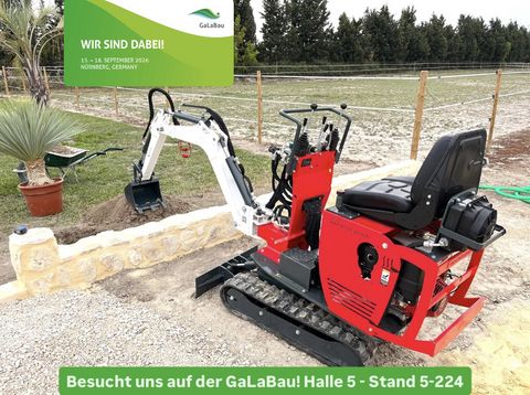 Sonstige micro-pelle Minibagger 0,75 m breit