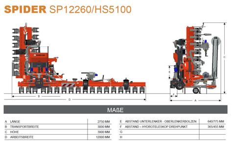 Sonstige SPIDER SP12260B / HS5100 Profi-Line Gülle- Versc