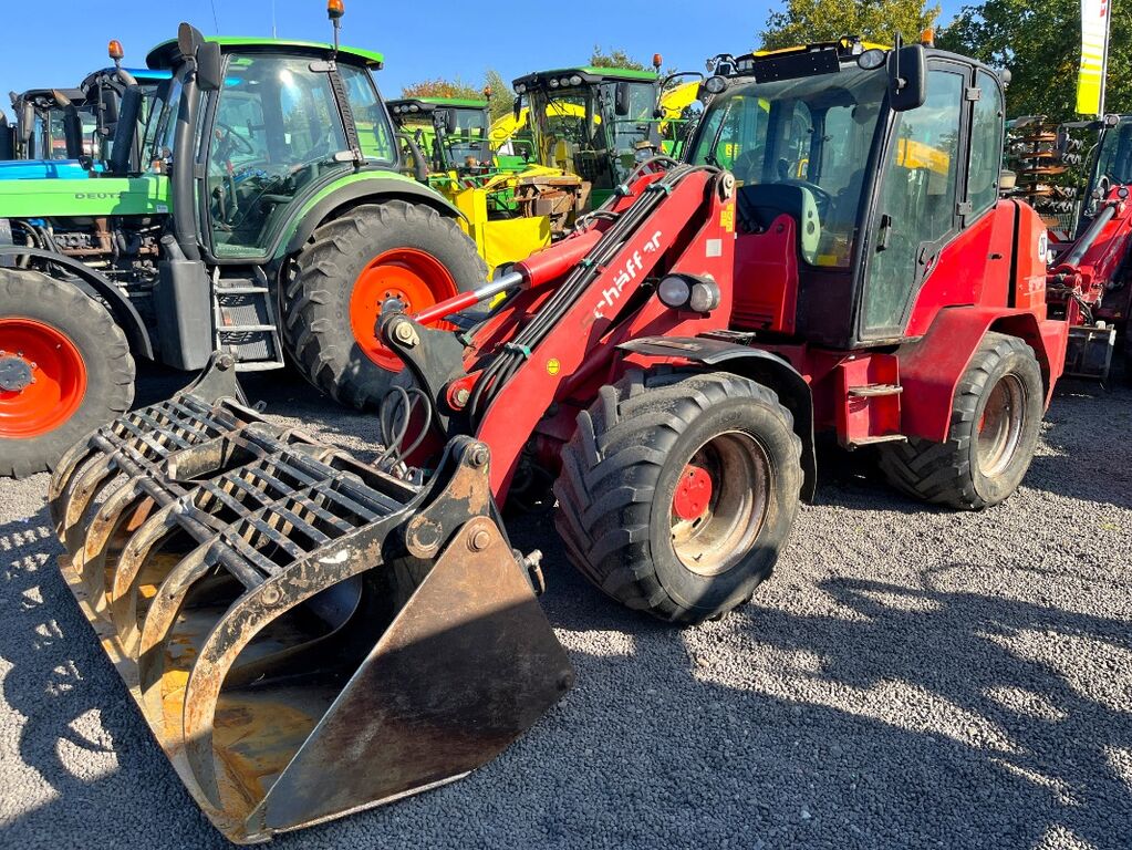 Schäffer 9300 Z, Radlader, Klima, hydr. Greifschaufel 2
