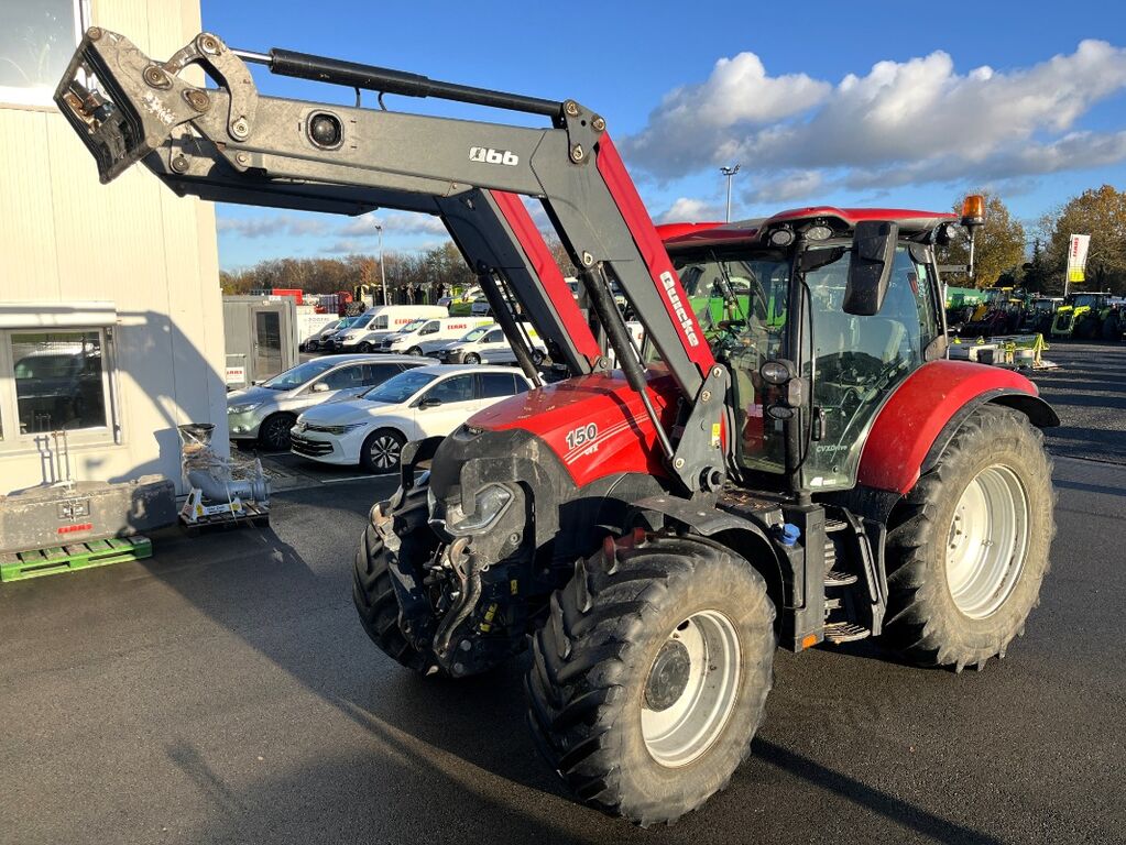 Case IH MAXXUM 150 CVX, QUICKE Q66 Frontlader 2