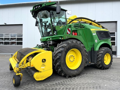 John Deere 9500 i, KEMPER 460 Plus, Pick Up KEMPER 639 Prem