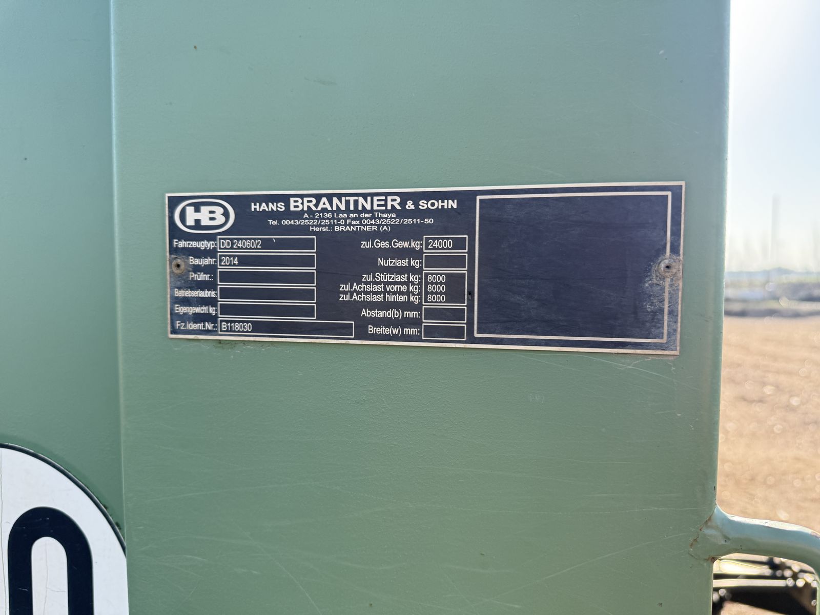 Brantner Brantner 2 Achse Hänger 3