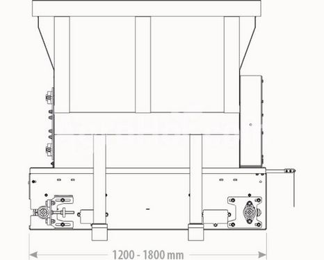 FK Machinery BEDDINGBUCKET-UNI / Einstreugerät 120-220 cm