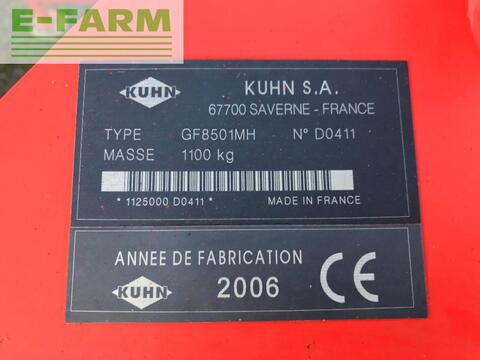 Kuhn gf 8501 mh preparee .