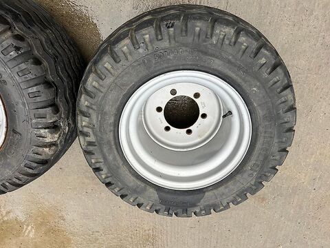 2 Kompletträder mit Reifen 19.0/45-17 auf 6-Loch 3