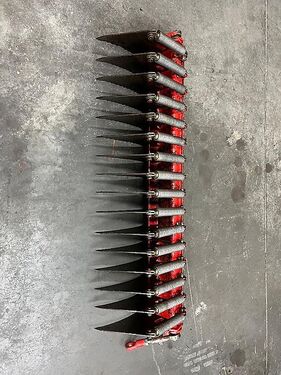 Mengele Garant zweite Reihe Schneidwerk 16 Messer Silier 3