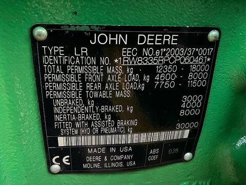 John Deere 8335R *Powr Shift*