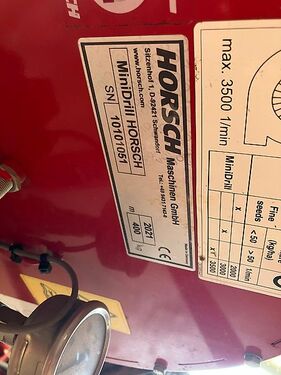 Horsch Minidrill *Neu* 3