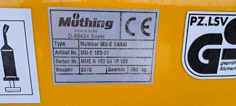 Müthing PLATZ-MAX Kombimulcher MU-E 180 / 220