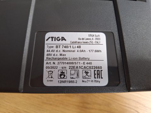 Sonstige Stiga Akku E 440 4,0Ah 