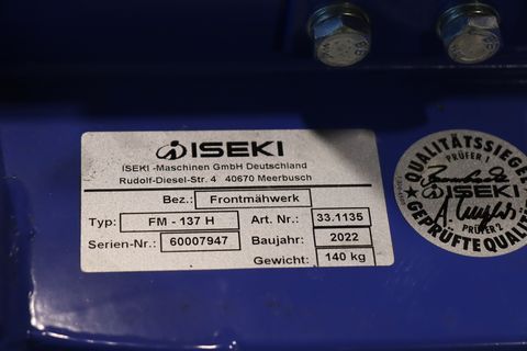 Sonstige Iseki FM 137 PRO-H