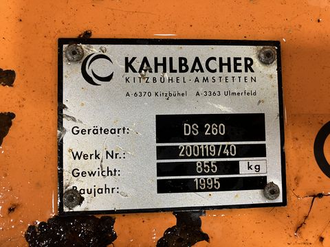 Kahlbacher DS 260 mit Kommunalplatte Gr. 3