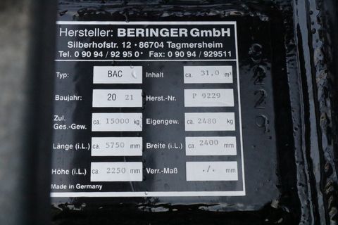 Sonstige Volumencontainer 31m³