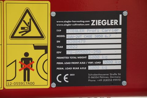 Ziegler Schneidwerkswagen für 3050 6,7 2WT