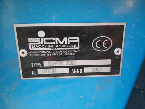 Sicma ERS 3000 Super + pneum. Drille