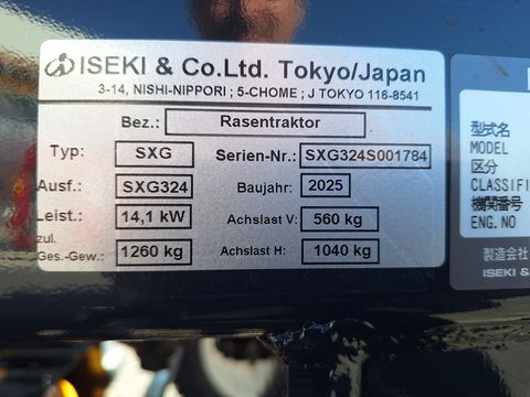 Iseki SXG 324+ SBC590 