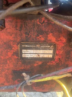 IHC Mc Cormick International 275 Oldtimer