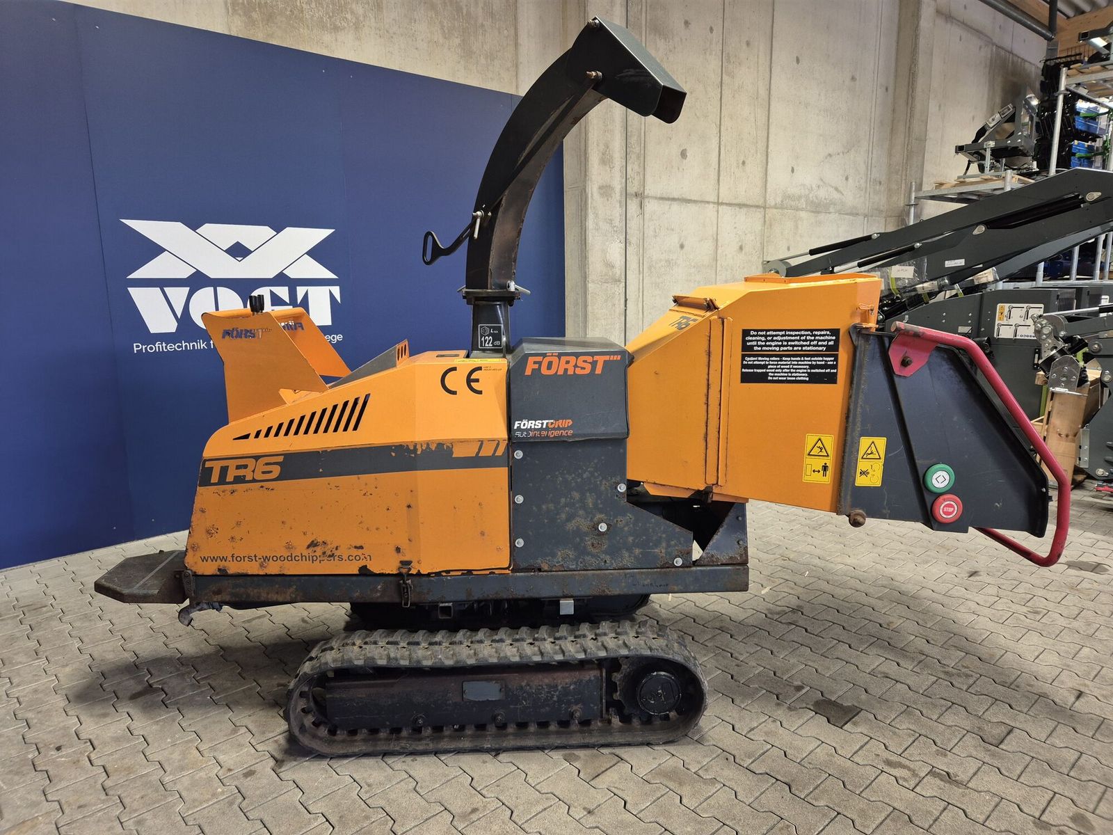 Först TR6 Holzhacker /Holzhäcksler mit Dieselmotor 2