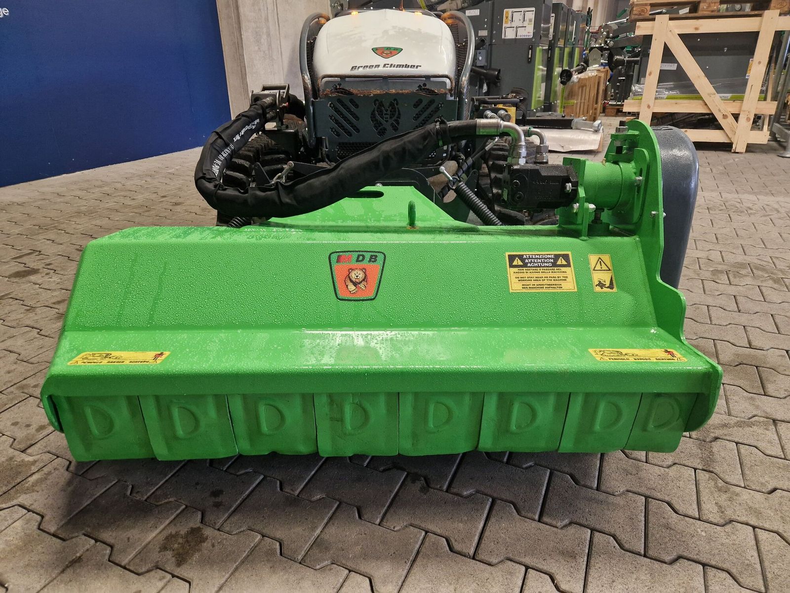 MDB LV500 Mulchraupe /Mähraupe inkl. Mulcher 3