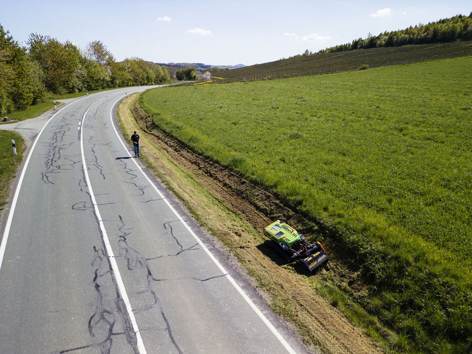 MDB LV250 PRO Kompakte Mähraupe /Mulchraupe 2
