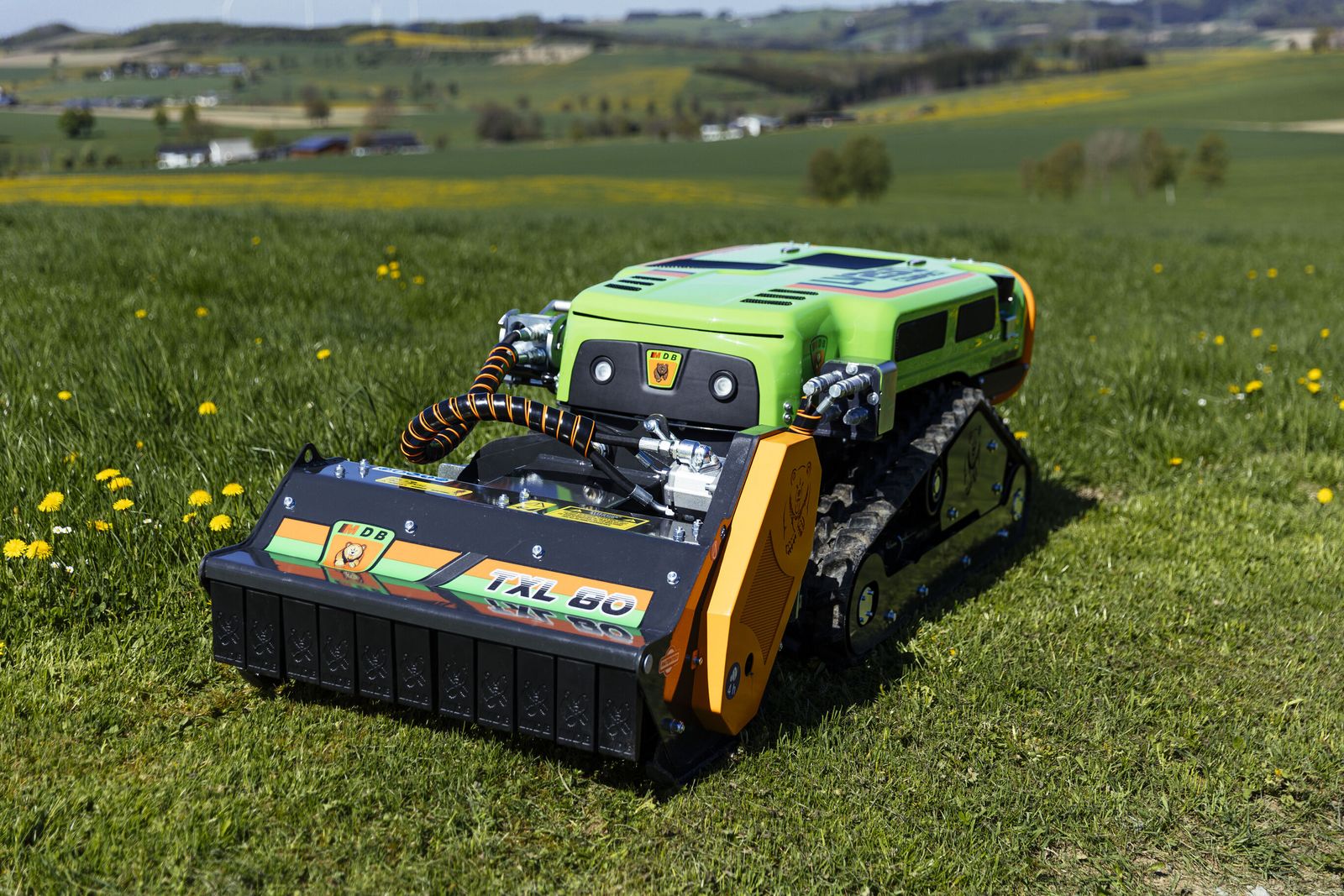 MDB LV250 PRO Kompakte Mähraupe /Mulchraupe 3