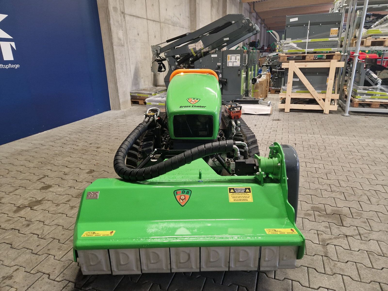 MDB LV500 Mulchraupe /Mähraupe inkl. Mulcher 3