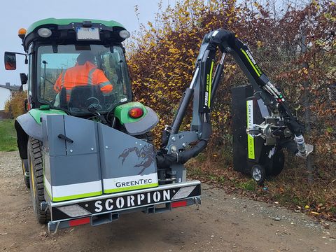 Greentec SCORPION 330-4Plus Heckenmulcher für Traktor