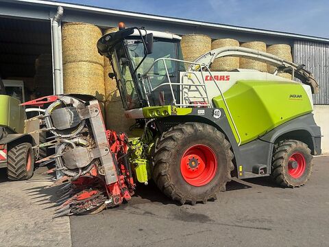 Claas Jaguar 850 Allrad +Pick Up 300 + Kemper 360 Plu