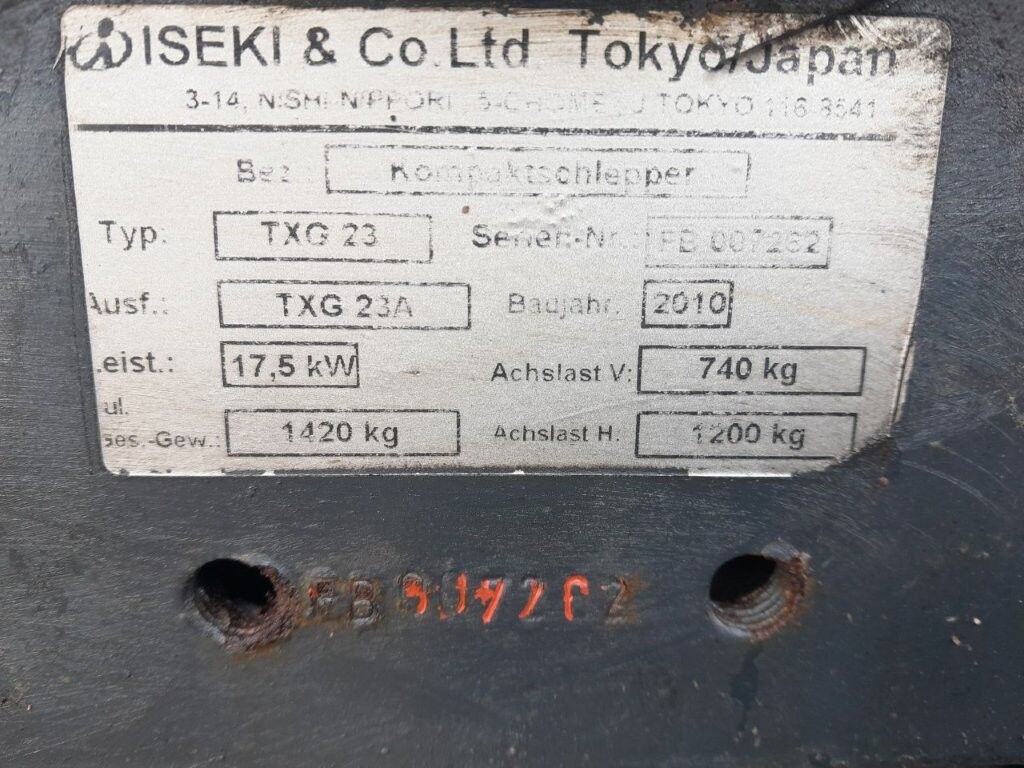 Iseki TXG 23A 2