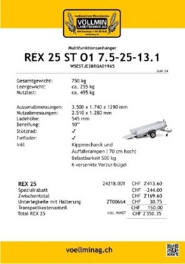 Sonstige REX 25