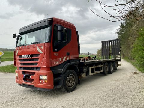 Iveco Stralis 420 Baumaschinentransporter Maschinentra