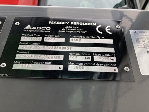 Massey Ferguson MF 7360PL BETA MÄHDRESCHER MAS