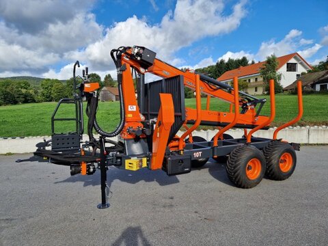 MTM Forest 10T 9,20m Kran Auflaufbremse Hydraulische Bremse 2