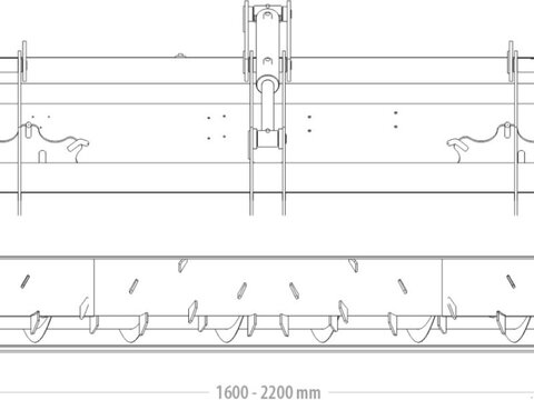 Futterdosierschaufel mit Fräswalze 3