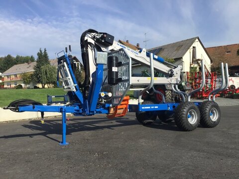 Scandic ST-10S Rückewagen 13t 7,9m Kran 850kg Hubkraft D 2