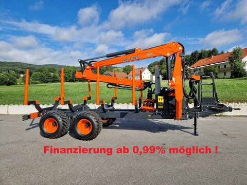 MTM 13T 13to 8,10m Kran Forwarder Rungen Druckluft D