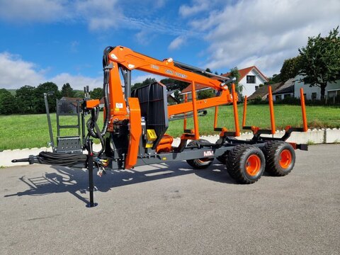 MTM Forest 13T 13to 8,10m Kran Forwarder Rungen Druckluft D 2