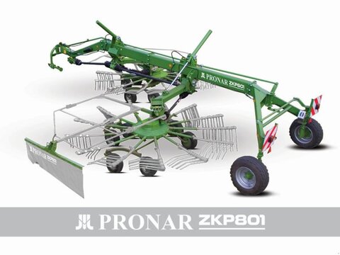 PRONAR ZKP 801 8m Seitenschwader Doppelschwader