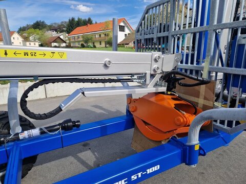 Scandic ST-10D 13t 7,9m Kran 850kg Hubkraft Druckluft 3
